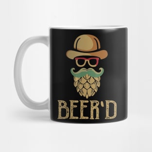 Beer'd Vintage Beard For Craft Beer Lovers Mug